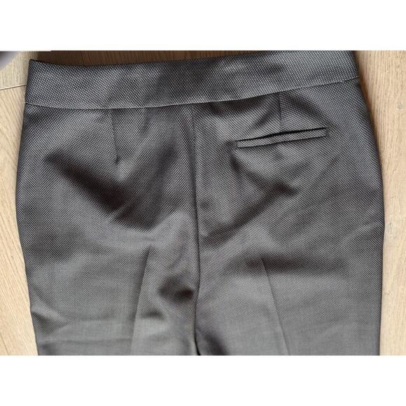 Hobbs London Tailored Gray Houndstooth Trousers - Size 8 $270 - Picture 4 of 8